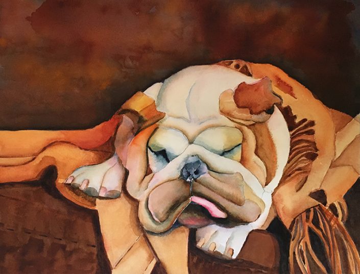 Bulldog Napping