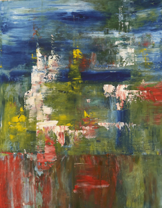Abstract Painting in oil by Lynda Zimmer
